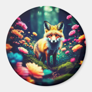 Aimant "Fox in Bloom"