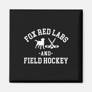 Aimant Fox Red Labs Et Field Hockey Lab Papa Maman Enfant