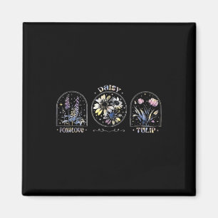 Aimant Foxtrots Delta Tangos Funny Flower Boho