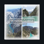 Aimant FR0125 Europe, France, Gorge du Verdon, Fridge<br><div class="desc">Vous y trouverez le souvenir de vos vacances. Cette catégorie contient des aimants frigorifiques de nombreux endroits en Europe. (FR0125 Europe, France, Provence, Gorge du Verdon, Vue aérienne, Vue panoramique, Aimant frigo). Amaze amis et parents avec les souvenirs uniques de votre voyage. Essaie-nous ! #LeoPepeDesign - europe france, leopepedesign, voyage...</div>