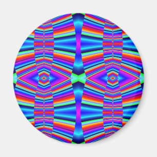 Aimant Fractale colorée