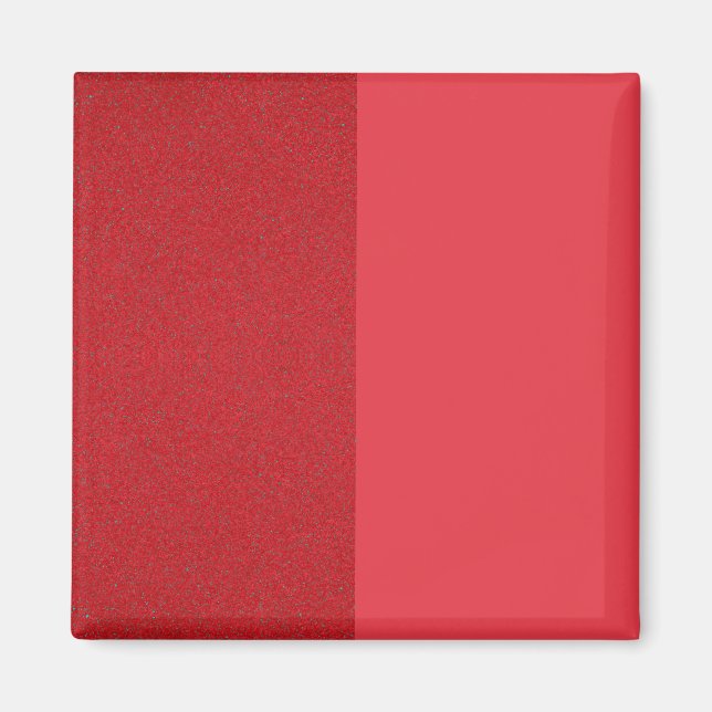 Aimant Fractionner l'aimant rouge - Texture & Matte Conce (Devant)
