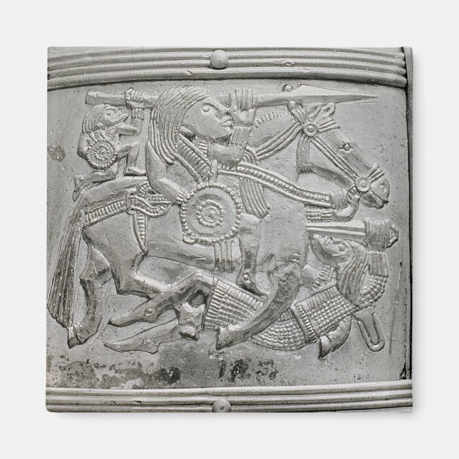 Aimant Fragment de casque, de Sutton Hoo Treasure (Devant)