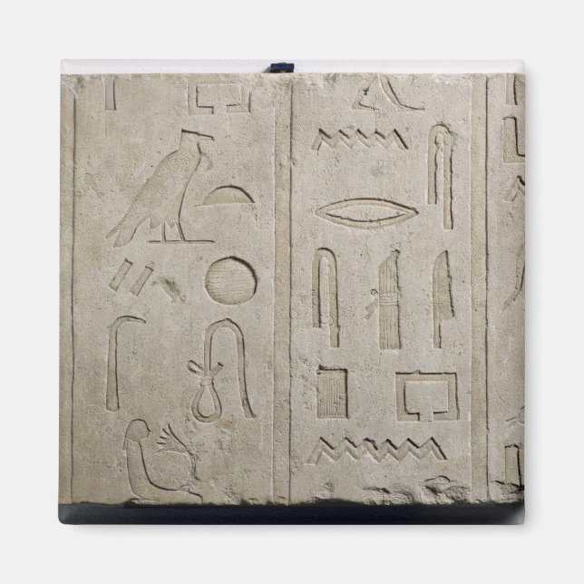 Aimant Fragment d'une inscription hiéroglyphique (Devant)