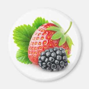 Aimant Fraise et mûre