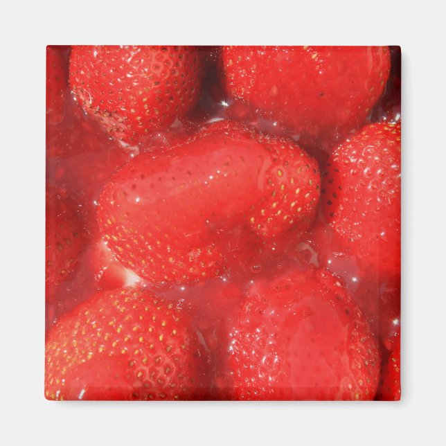 Aimant Fraises dans l'aimant Jelly (Devant)