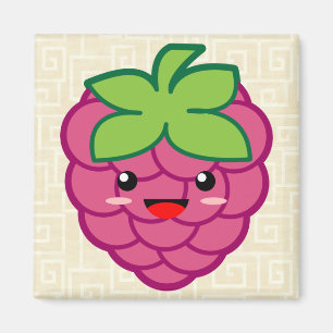 Aimant Framboise de Kawaii