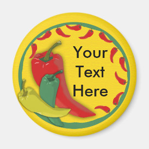 Aimant Frame circulaire du groupe Chili Pepper