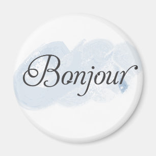 Aimant Français Bonjour