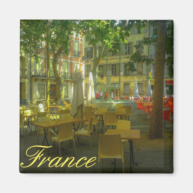 Aimant France Cityscape Café Restaurant Architecture (Devant)