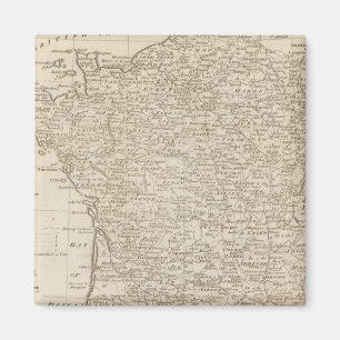 Aimant France Divisée en cercles et départements