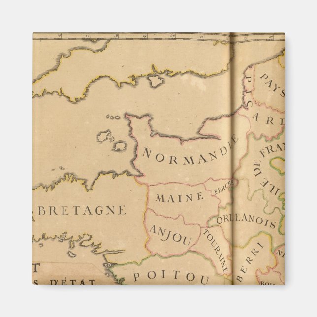 Aimant France et départements (Devant)