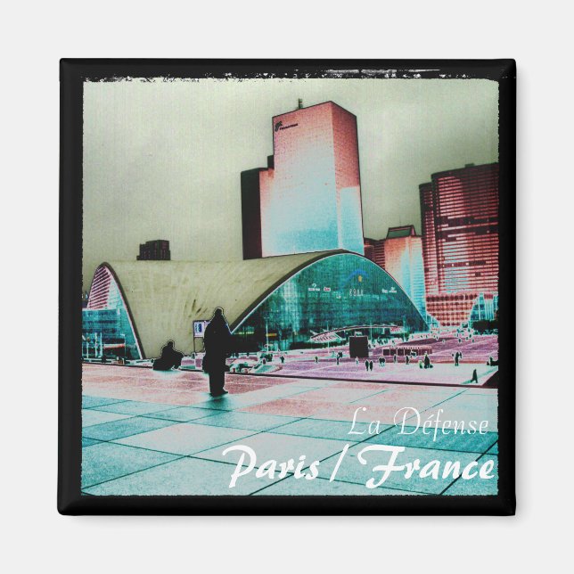 Aimant France, Paris, La Défense (Magnet) (Devant)