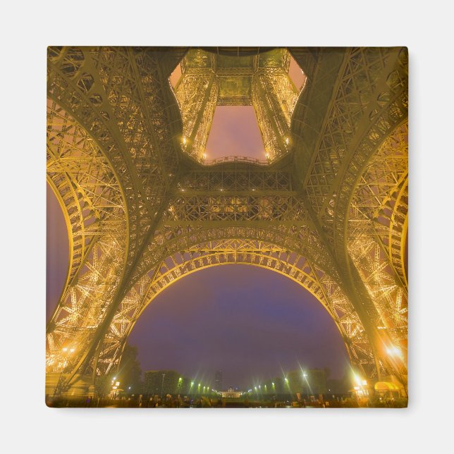 Aimant France, Paris. Tour Eiffel illuminée à 2 (Devant)