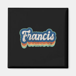 Aimant Francis Prénom Garçon Style Vintage les années 70 