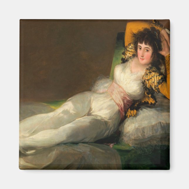 Aimant Francisco de Goya la maja habillée (Devant)