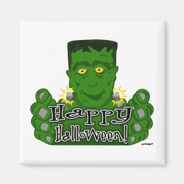 Aimant Frankie Happy Halloween ! (Devant)