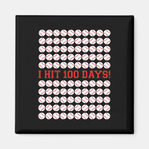 Aimant Frappe 100 Jours De Baseball Scolaire 100E Jour Ca