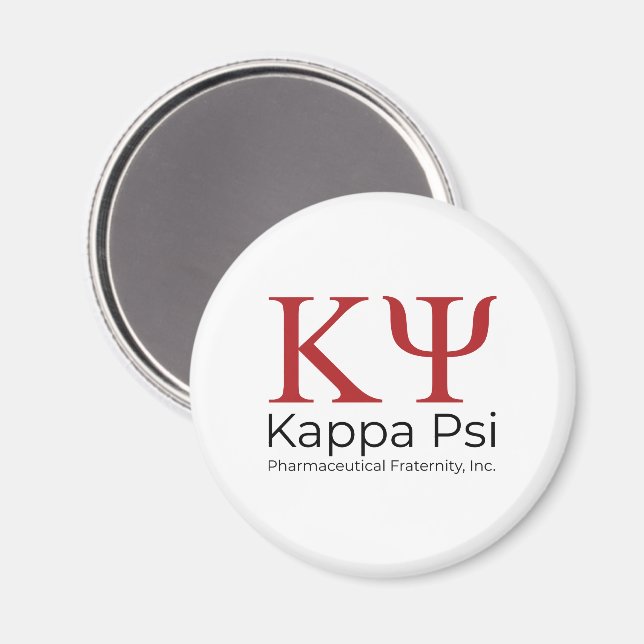 Aimant Fraternité pharmaceutique Kappa Psi (Recto/Verso)