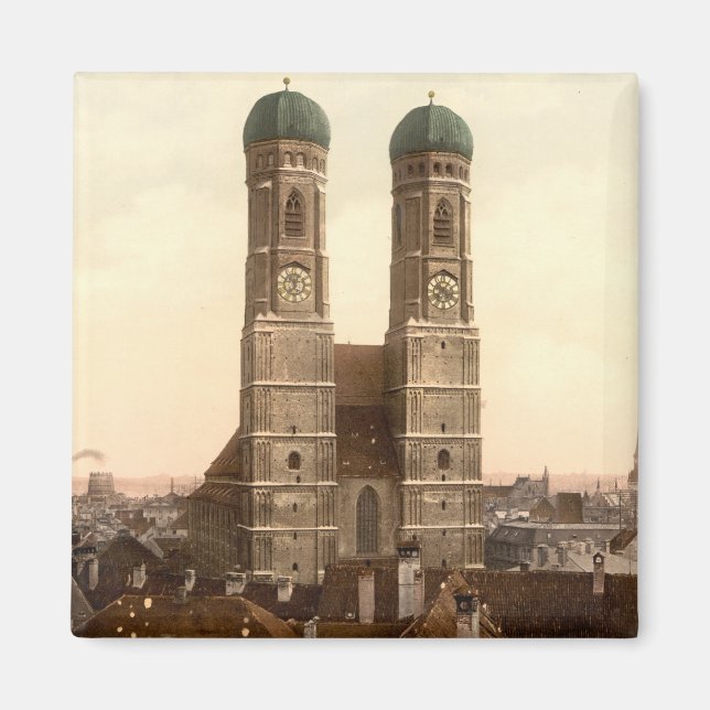 Aimant Frauenkirche, Munich, Bavière, Allemagne (Devant)