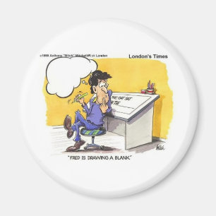 Aimant Fred Dessine Un Blank Funny Offbeat Dons