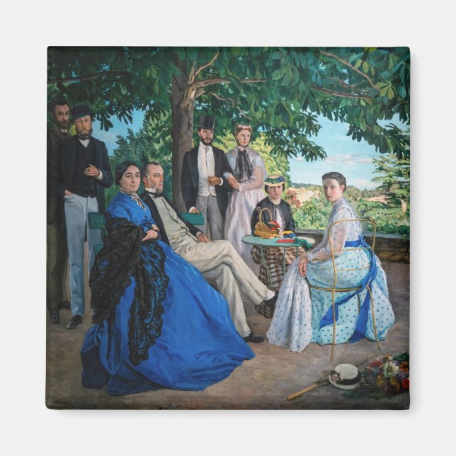 Aimant Frédéric Bazille - La Réunion Familiale (Devant)