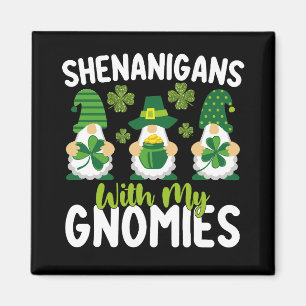 Aimant Fredonnements avec mes gnomes Gnome St Patrick's D