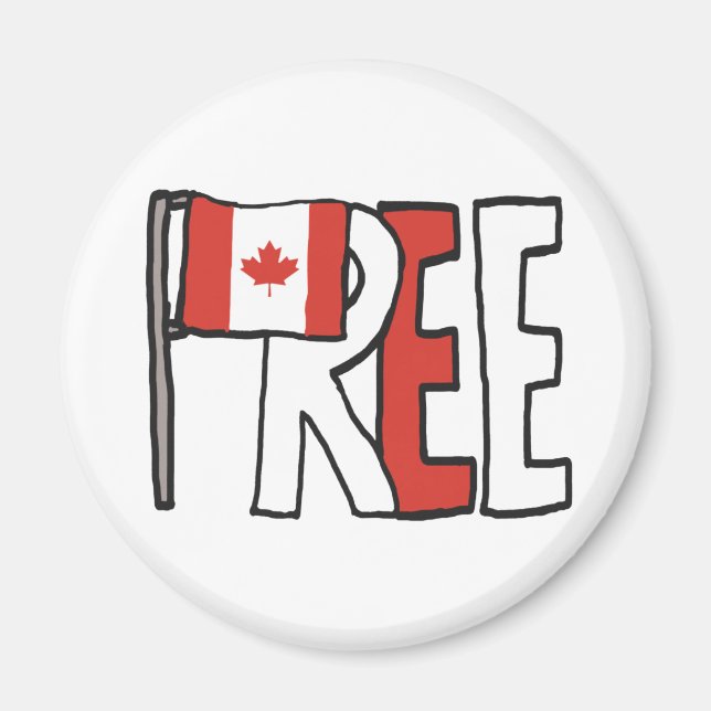 Aimant Free Canada (Devant)