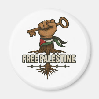 Aimant Free Palestine Button – Power & Solidarity
