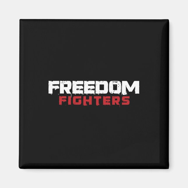 Aimant Freedom Fighter Resistance Movement 4 juillet Inde (Devant)