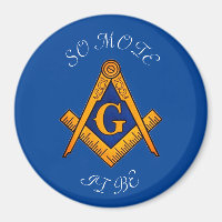 Freemason Carré et Compass Charité Masonic Magne