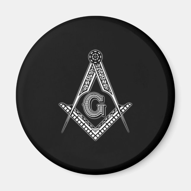 Aimant Freemason (Noir) (Devant)