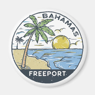 Aimant Freeport Bahamas Vintage