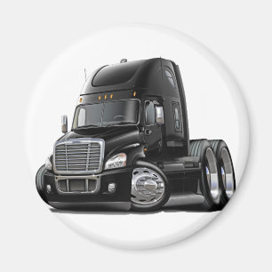 Aimant Freightliner Cascadia Black Truck