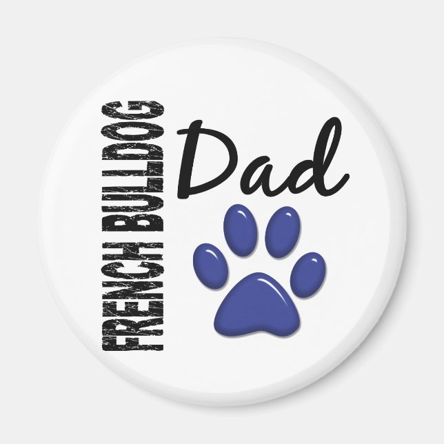 Aimant French Bulldog Dad 2 (Devant)