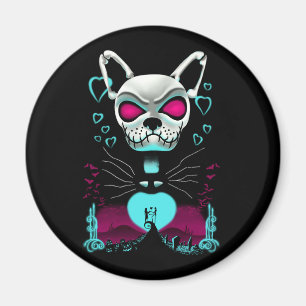 Aimant French bulldog   Love Halloween