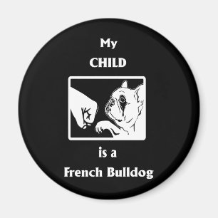 Aimant Frenchie Gift   Mon Enfant Est Un Chien À Balles F