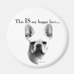 Aimant Frenchie Happy Face