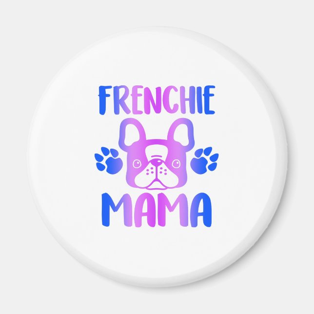 Aimant Frenchie Mama Bulldog (Devant)