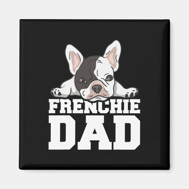 Aimant Frenchie Papa Cite Pour Ton Père Français (Devant)
