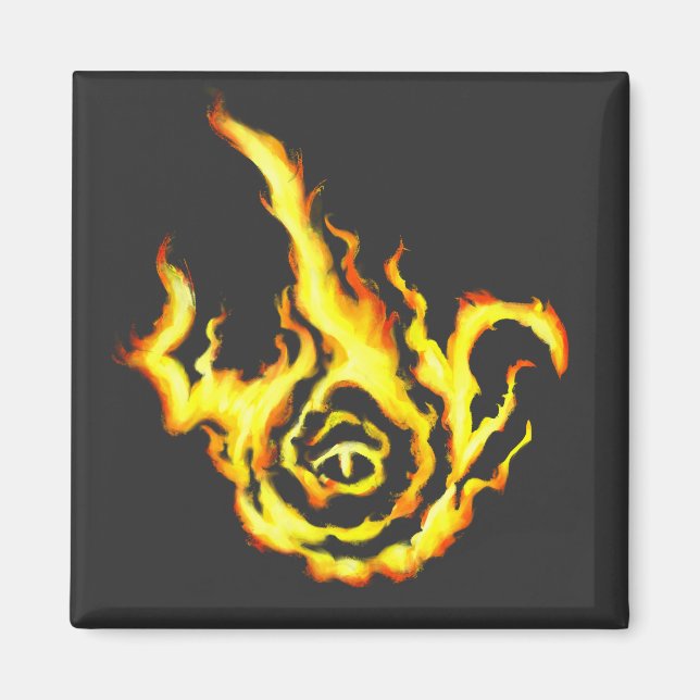 Aimant frenziedflamesymbolmadnessculteldenmagnetima (Devant)