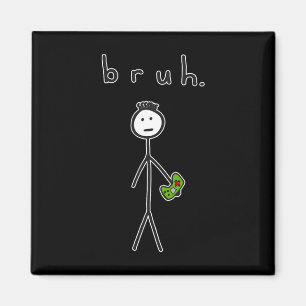 Aimant Frère Brah Mignon Stick Figure pour jeu vidéo Game