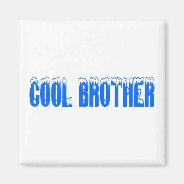 Aimant Frère cool (Blu) (Devant)
