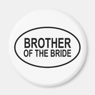 Aimant Frère de la Mariage mariée Oval