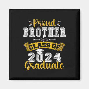 Aimant Frère D'Un Cl De 2024 Diplômé Funny Senior 2024