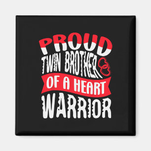 Aimant Frère D'Un Guerrier Du Coeur Maladie Cardiaque Ch