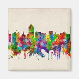 Aimant Fresno California Skyline