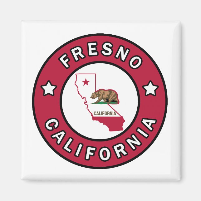 Aimant Fresno Californie (Devant)