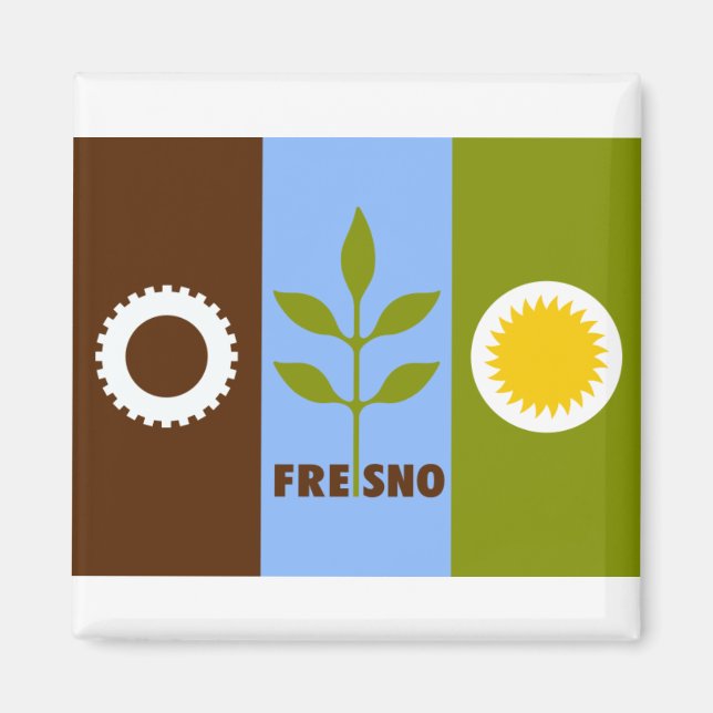 Aimant Fresno Californie (Devant)