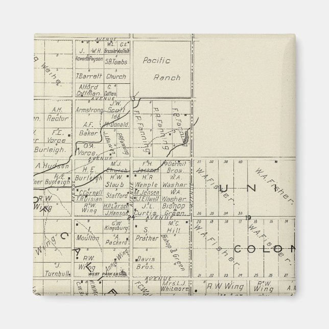 Aimant Fresno County, Californie 35 (Devant)